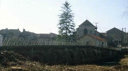 Ancien pont de Condac 1986